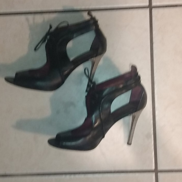 Coach Lace Up Adorable Heels Snakeskin heel - Picture 7 of 13